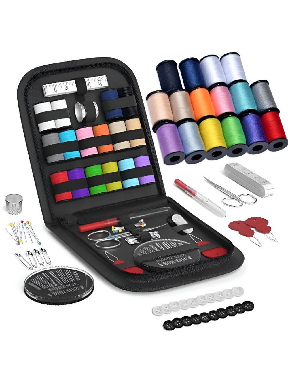Sewing Kit Gifts for Grandma, Mom, Friend, Traveler, Adults, Beginner,